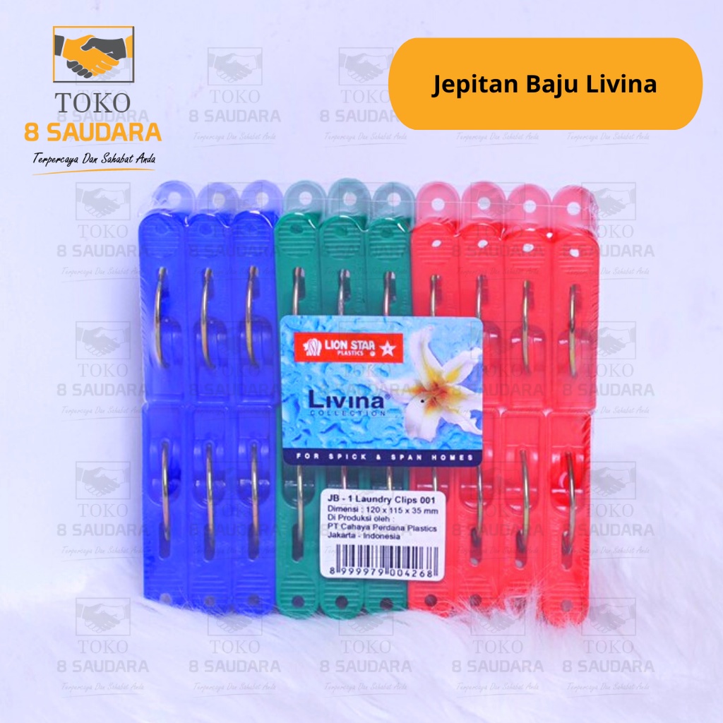 Jepitan Jemuran Baju Livina//Jepitan Baju Murah//Jepitan Baju Lucu