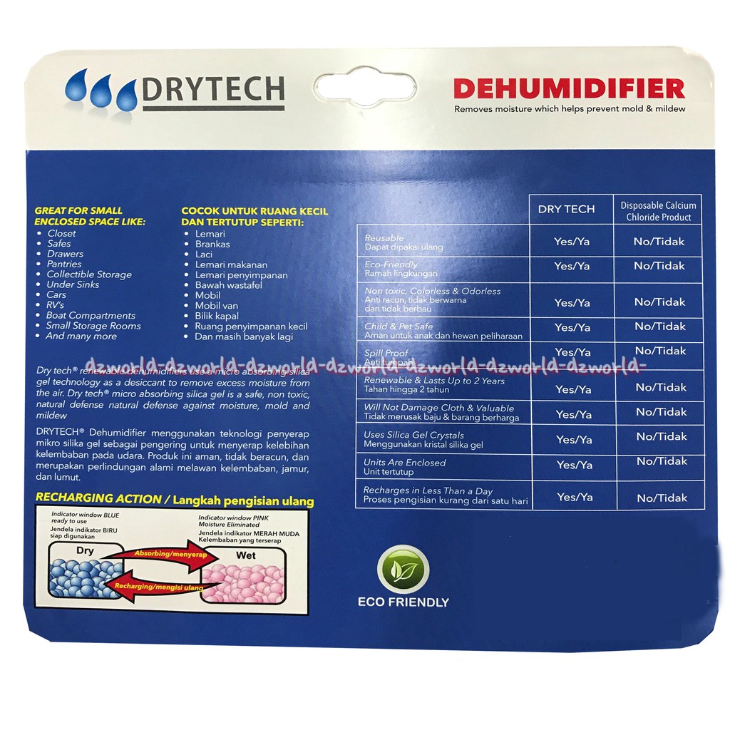 Drytech Dehumidifier Penyerap Lembab Dan Mencegah Jamur Melindungi Area Hingga 4 Meter Dry Tech Dehu Midifier Bisa Di Charge Recharge Serap Lembab