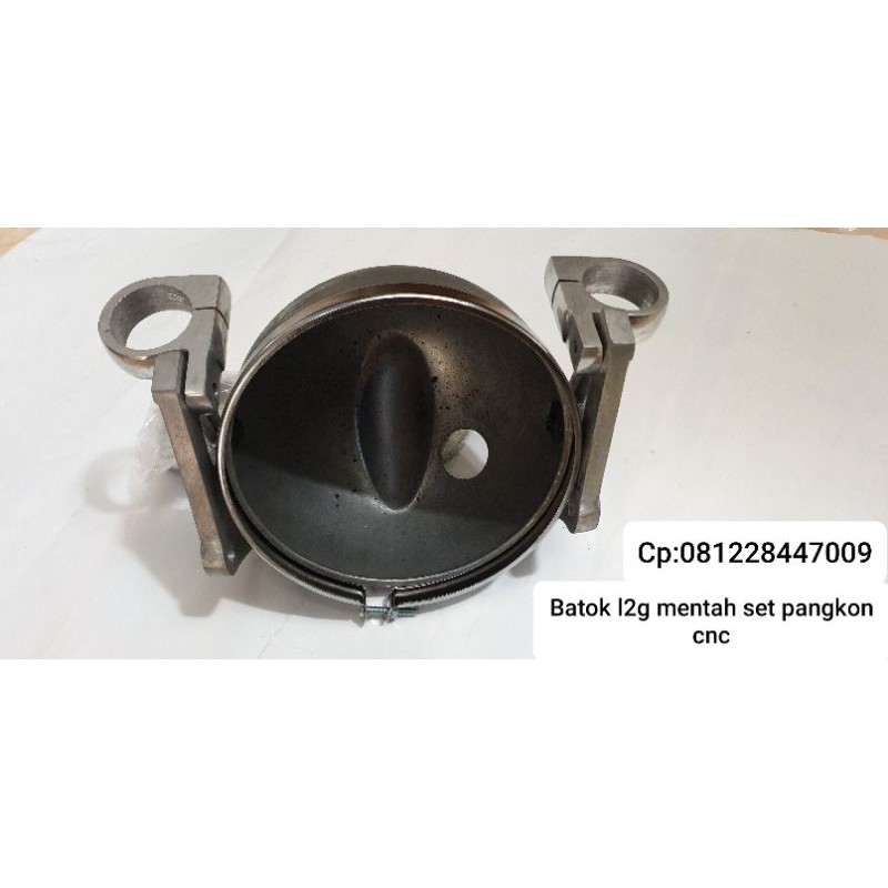 batok lampu l2g set breket cnc batok lampu depan l2g mentah full pres list crome set breket