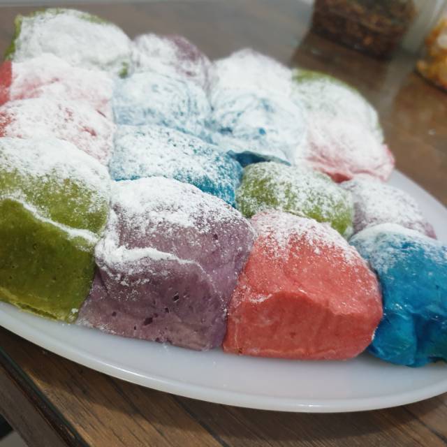 

Rainbow japanese milk bread (isi 8)