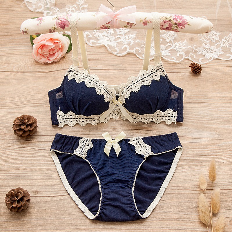 TERMURAH GRATIS ONGKIR Set Bra BH pakaian dalam cewek wanita remaja bahan import korea  KR022 kawat