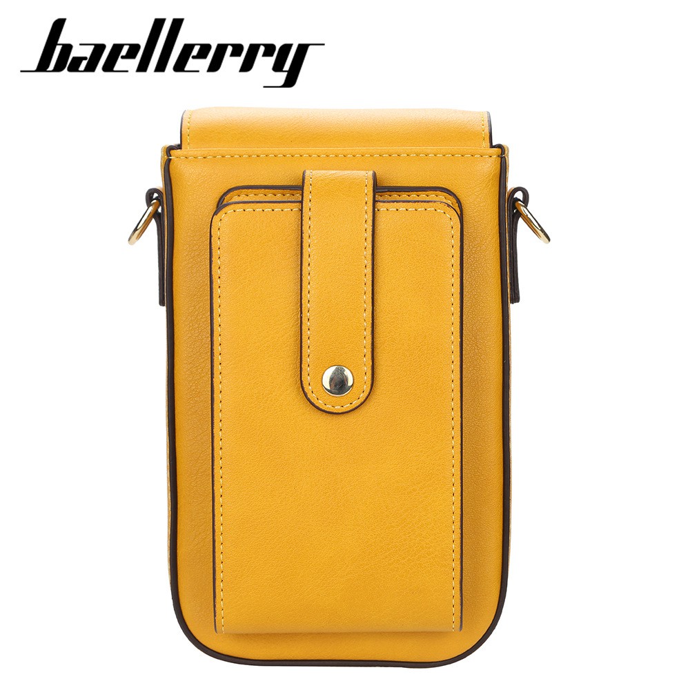 BAELLERRY N8615 Tas Selempang Wanita Tas Handphone Sling Bag Kulit PU Leather WATCHKITE WKOS