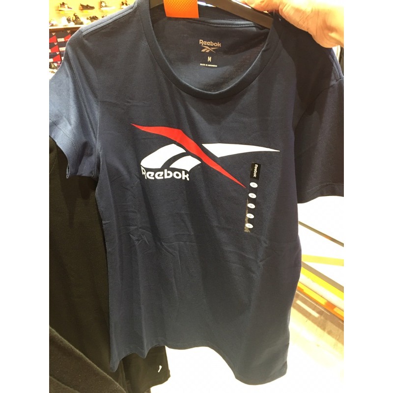 kaos reebok navy original tshirt reebok kaos wanita
