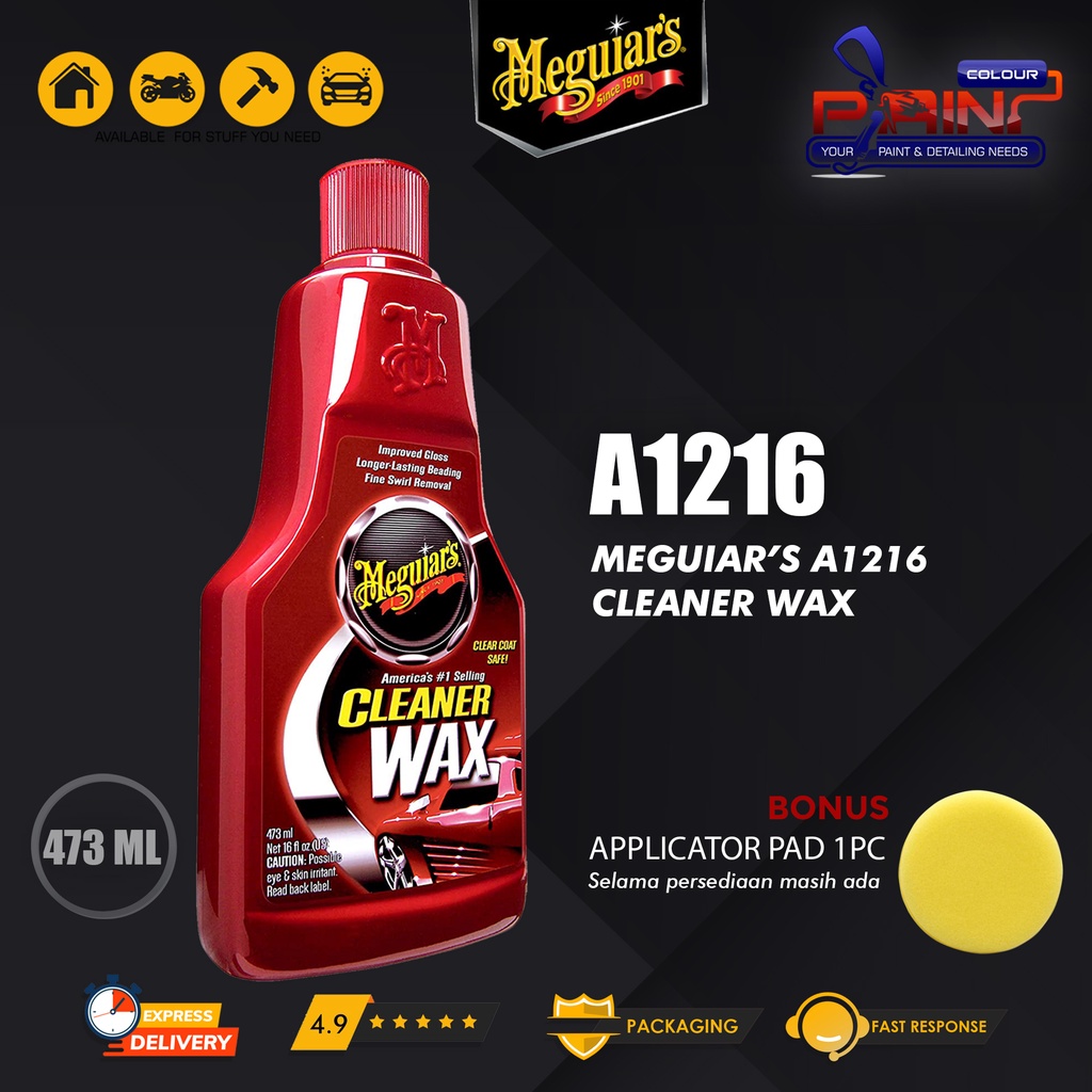 Meguiar's - Meguiars CLEANER WAX LIQUID A1216, 473mL