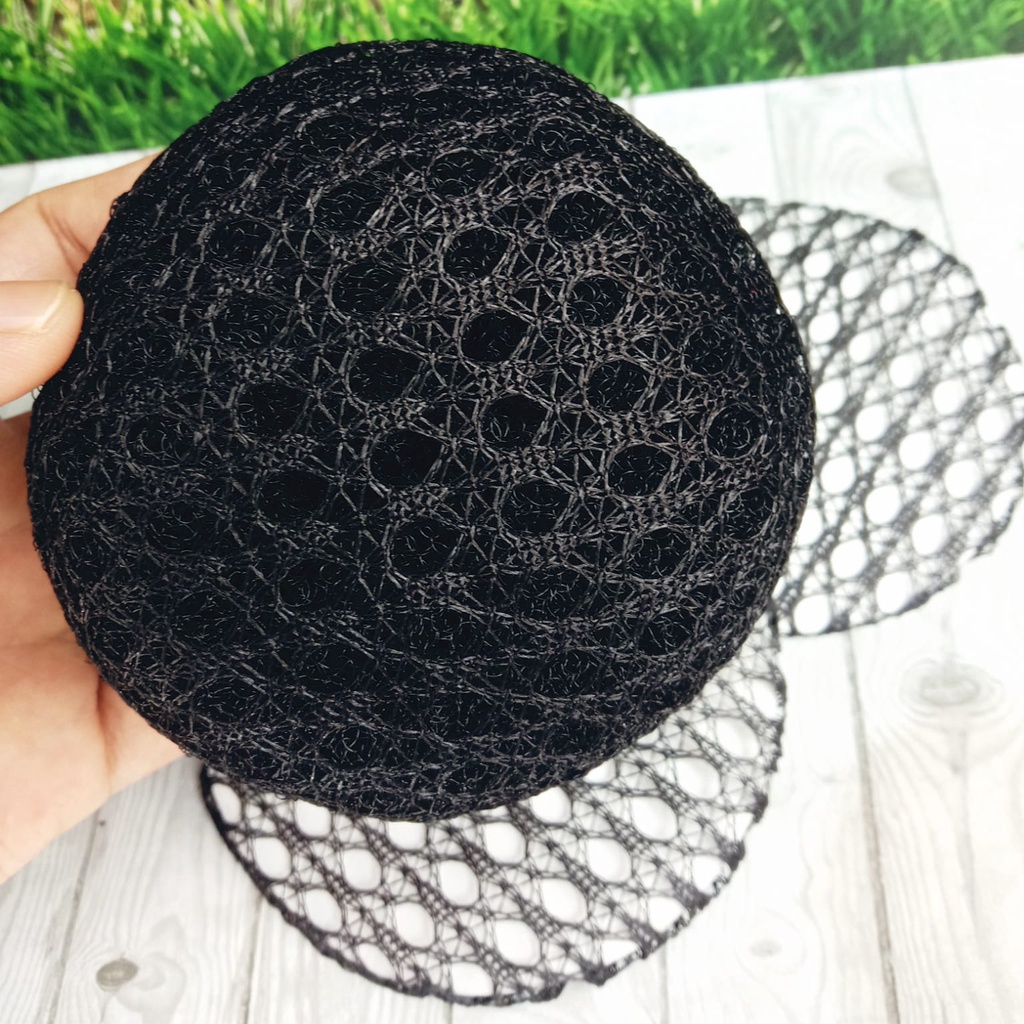 Cepol Rambut Jaring Polos untuk Sanggul Konde HairNet Hernet Hair Net Pramugari Perhiasan Rambut Cep