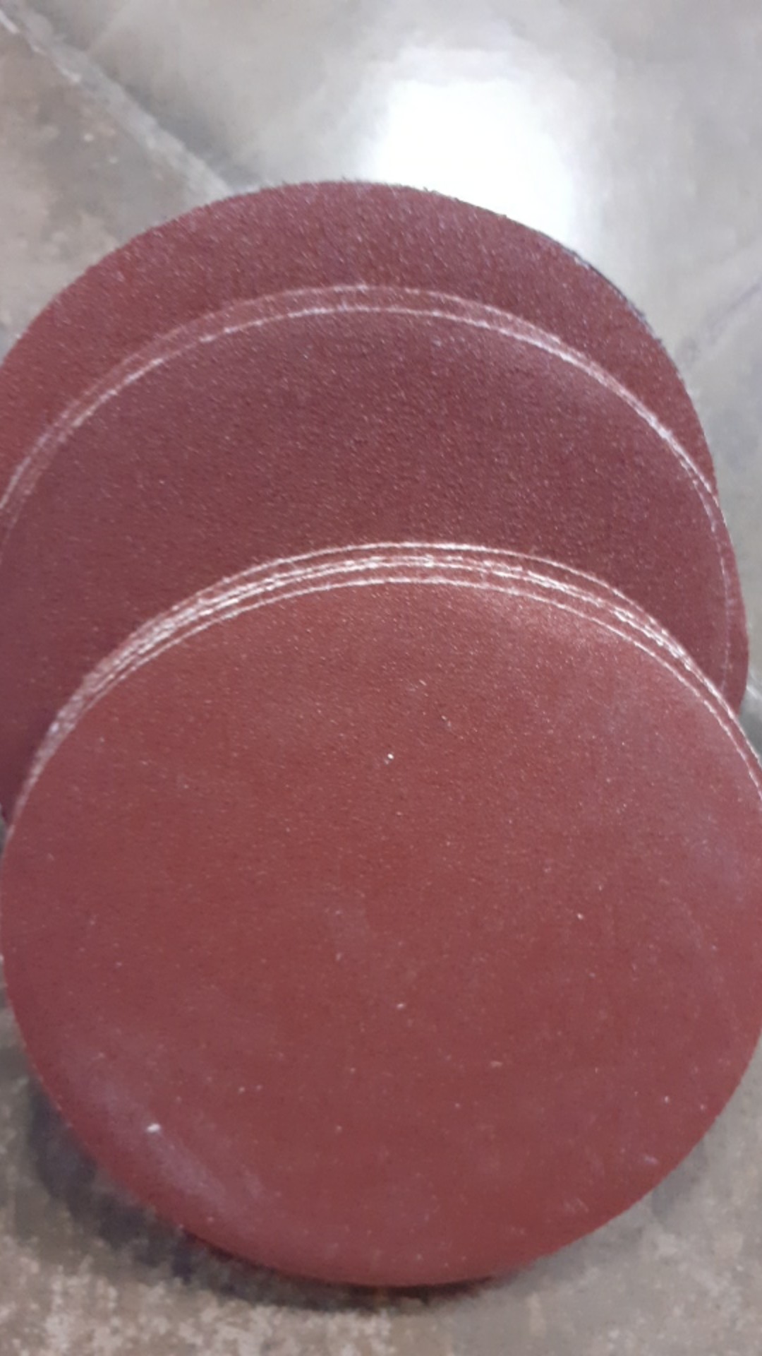 Amplas Bulat Velcro Tempel Gerinda 4 Inch. 100mm Sandpaper / Abrasive Paper /ampelas /kertas Gosok