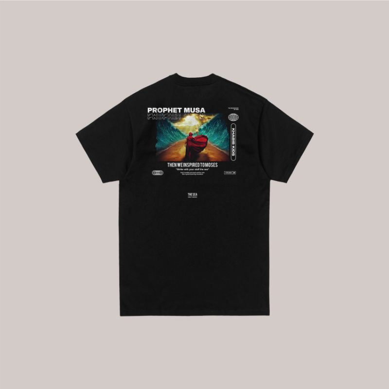 baju kaos dakwah anak laki laki 1 - 10 tahun / baju muslim anak /nabi musa as