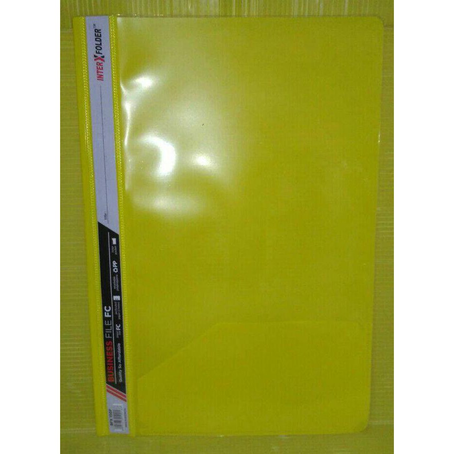 

Termurah Inter X Folder Business File F4 - Kuning (Pak 12 Pcs) Offic