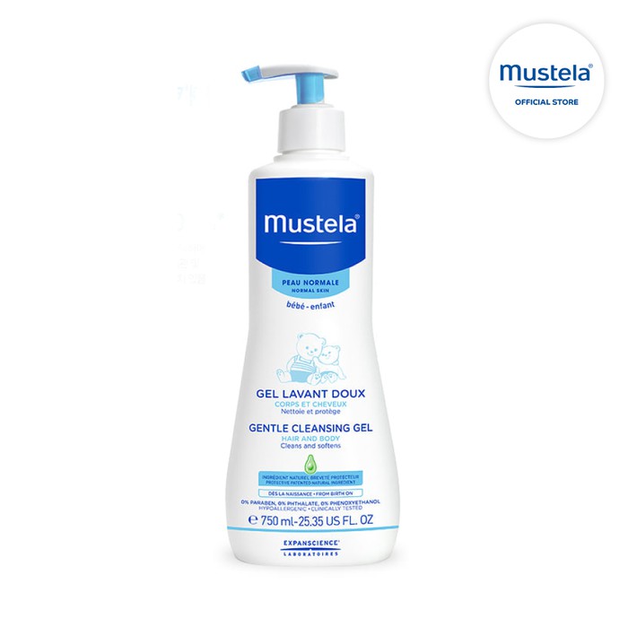 Mustela Bebe Gentele Cleansing Gel Sabun Bayi 500ML (Pump)