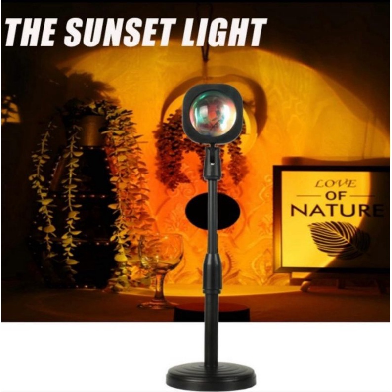 Lampu Sunset Led USB / sunset Lamp Atmostphere Led / Lampu Tidur - Setting Sun