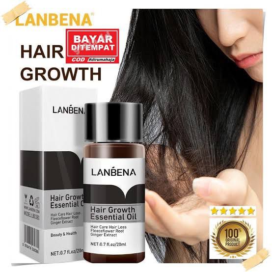 SERUM LANBENA PENUMBUH RAMBUT HERBAL/ LANBENA HAIR GROWTH SERUM