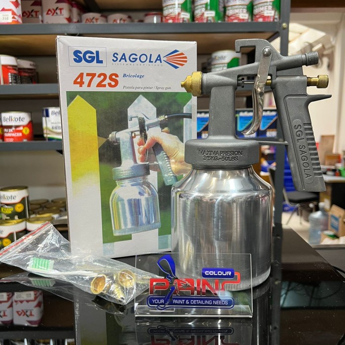 ORIGINAL!!! SAGOLA SGL 472S Spray Gun 472S Tabung Bawah Sagola
