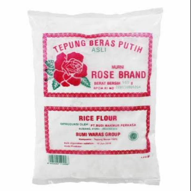 

Tepung beras putih rose Brand 500gram - Bloralapak