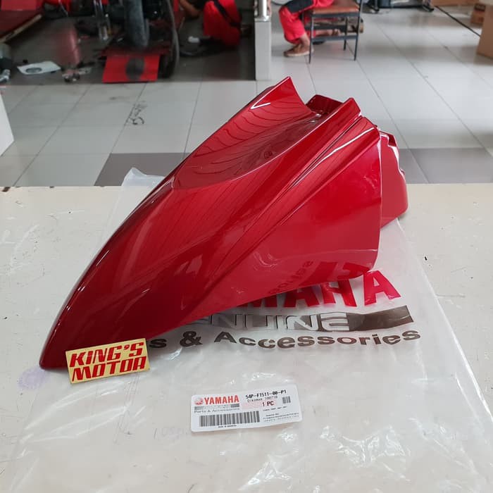 SPAKBOR DEPAN MIO J, MIO GT MERAH ASLI YAMAHA