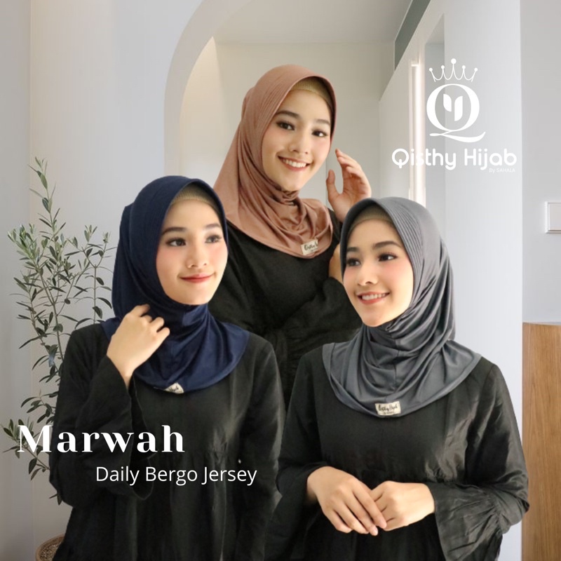 JILBAB INSTAN Marwah Jersey | Jilbab Instan Jersey | Jilbab Instan Marwah Sport | Hijab Instan Jersey | Hamidah Instan | Kerudung Sekolah | Kerudung Ped Antem | JILBAB INSTAN DAILY JERSEY PREMIUM Murah Original | Qisthy Hijab