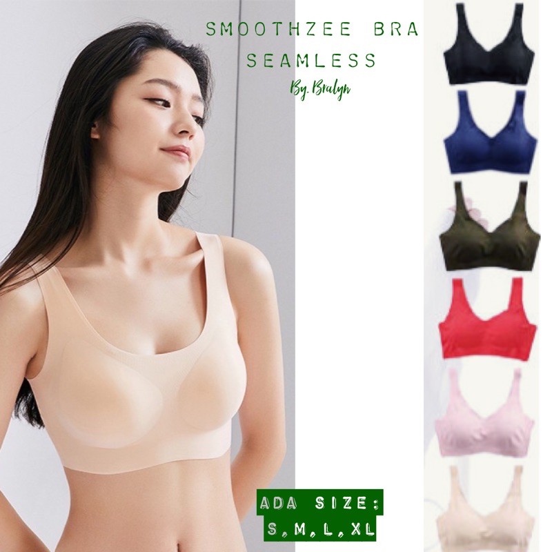 COD SMOOTHZEE BRA SEAMLESS (tanpa kawat,push up bra,bra sport,zerofeel,seamless bra,bra,bralette)