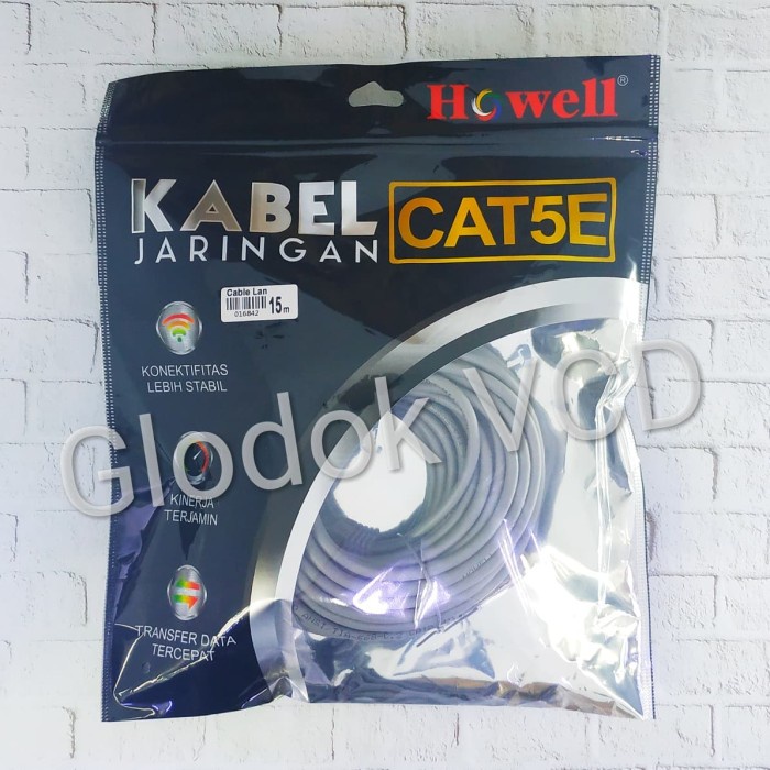 Howell Kabel LAN Cat5 15m UTP Ethernet Internet Cable