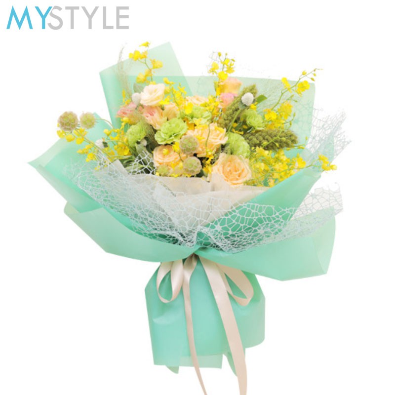 KERTAS BUNGA JALA THW FLOWER WRAP KAIN JALA PEMBUNGKUS BUKET BOUQUET BUNGA