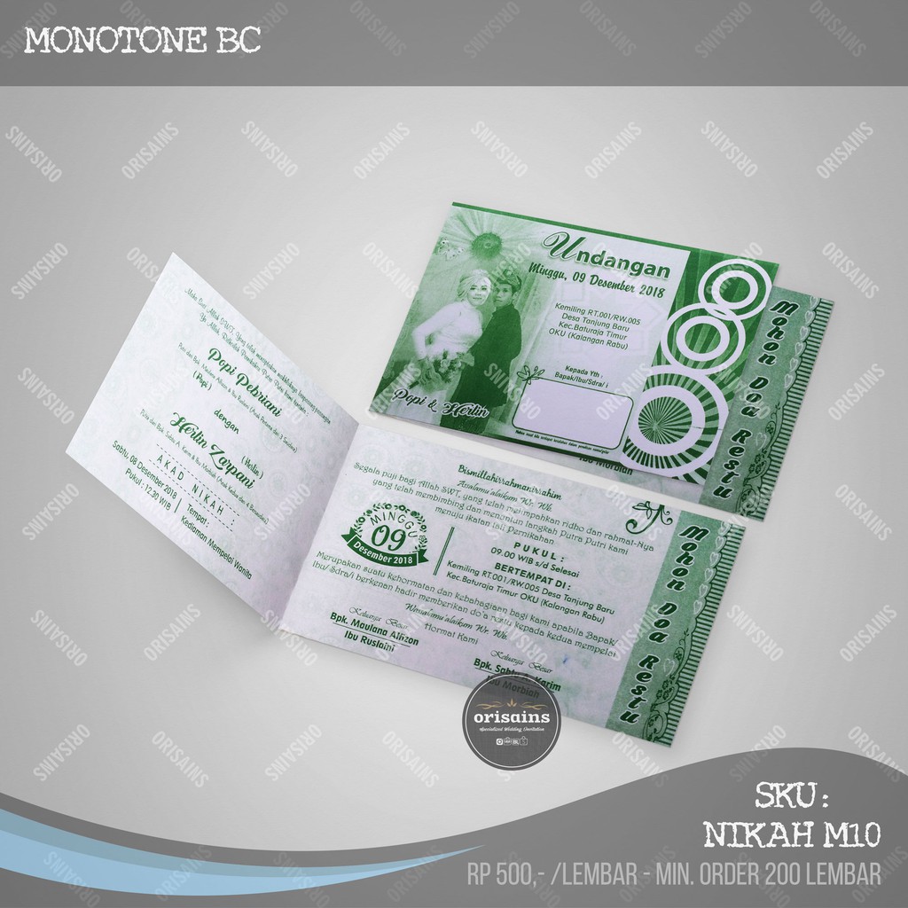 88 Koleksi Contoh Undangan Pernikahan Orang Tua Almarhum Gratis