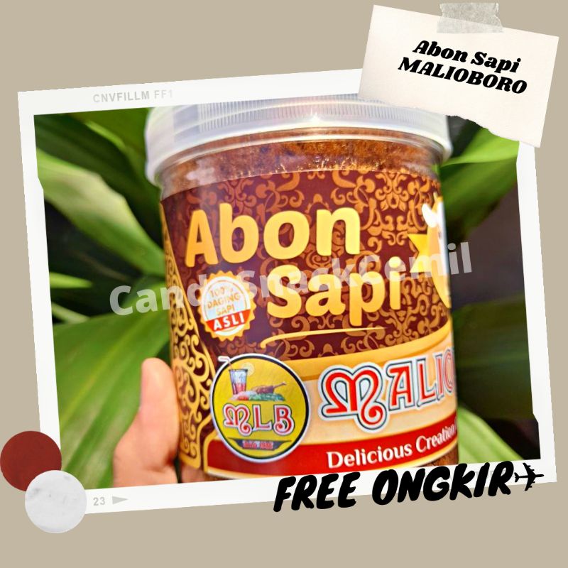 

ABON SAPI PREMIUM_Malioboro_Lauk Instan_Gurih_Daging Sapi Asli