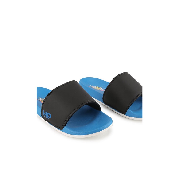 SANDAL SLIDE HUSH PUPPIES PRIA ORIGINAL CASUAL BRANDED BIRU HM22