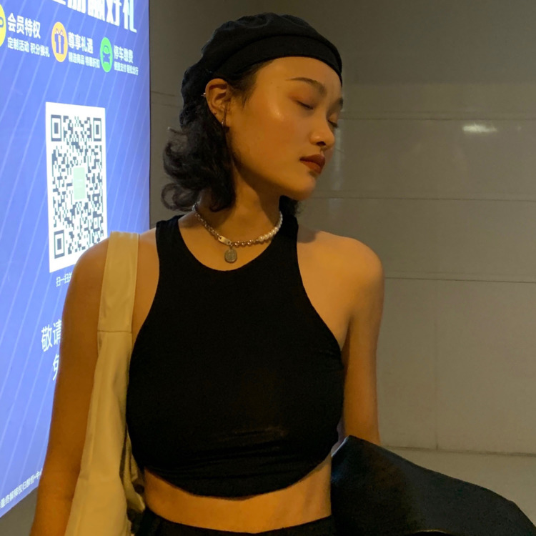 Pearl Round Necklace Simple Retro Pendant Titanium Steel Chain