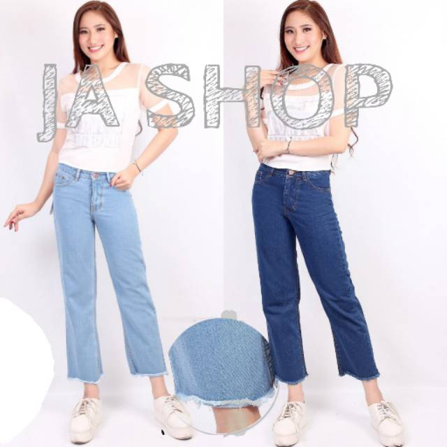 Celana panjang BOYFRIEND KULOT RAWIS