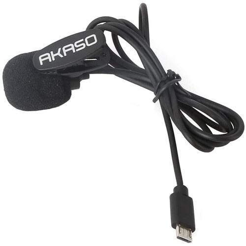 AKASO External Lavalier Microphone for AKASO (Micro-USB)