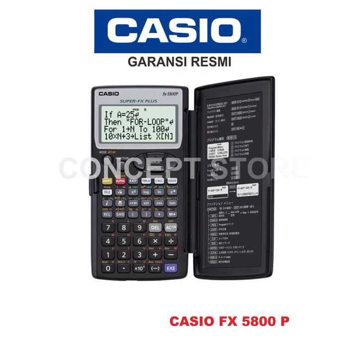 

Hargamiring CASIO FX 5800 P / FX 5800P / FX5800P Mantul