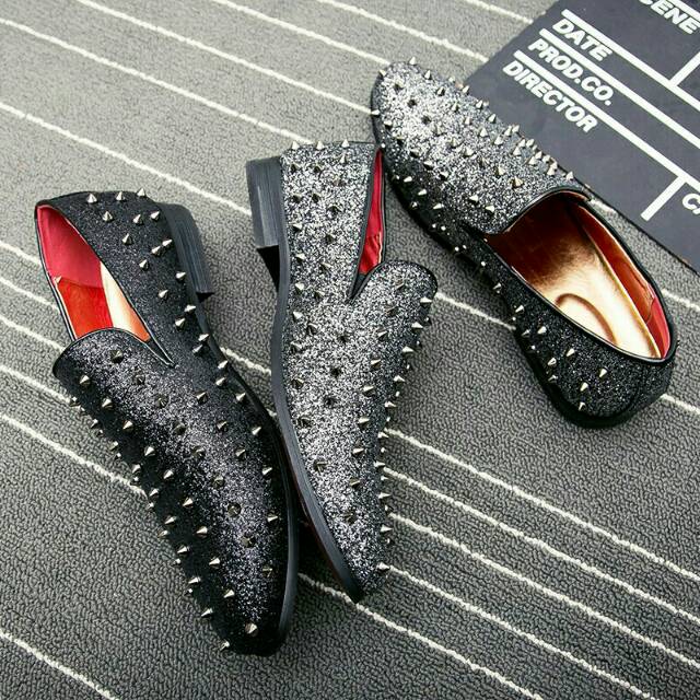 Sepatu Pria Slip On / Sepatu Pria Slip On Duri