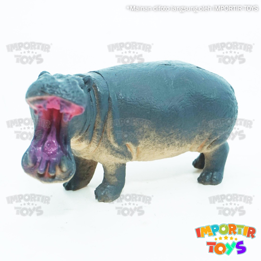 Mainan Anak Set 3 Pcs Hewan Animals Karet Edukasi Toys Berkualitas Figure Hewan Binatang