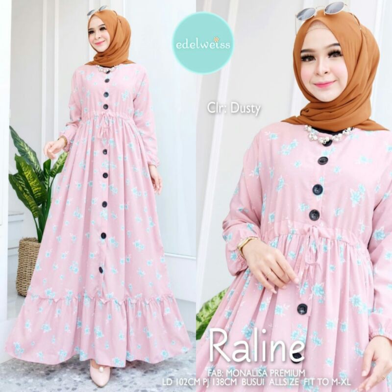 Gamis Syar'i Maxi Dress Raline