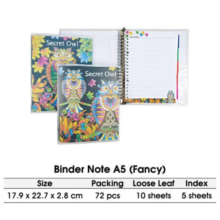 

Map Binder File Joyko A5 Cover bisa Diganti, Transparan