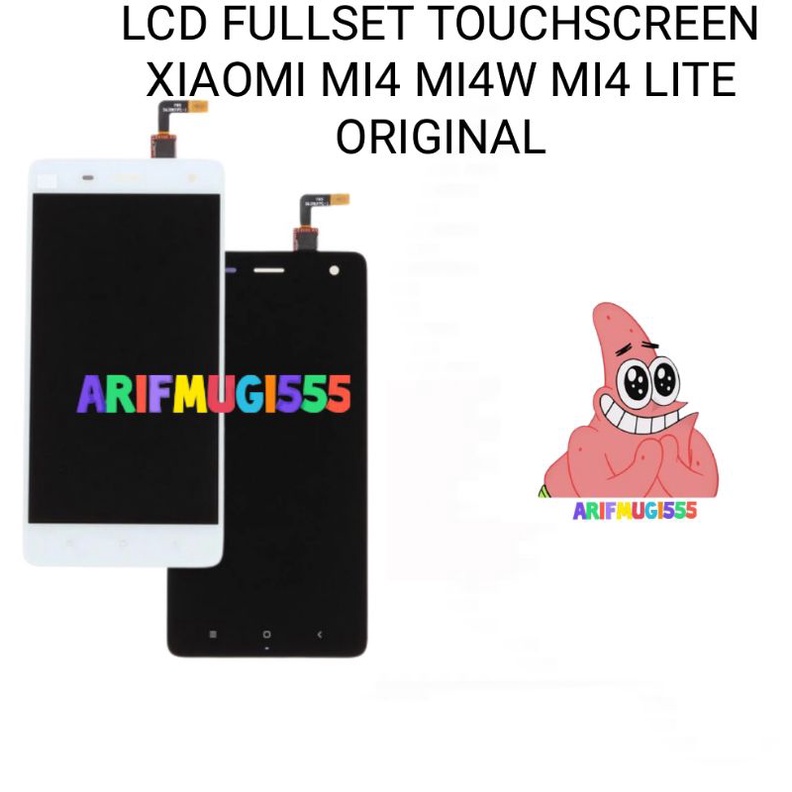 LCD TOUCHSCREEN XIAOMI MI4/LCD TS XIAOMI MI4W/LCD FULLSET XIAOMI MI4 LITE ORIGINAL