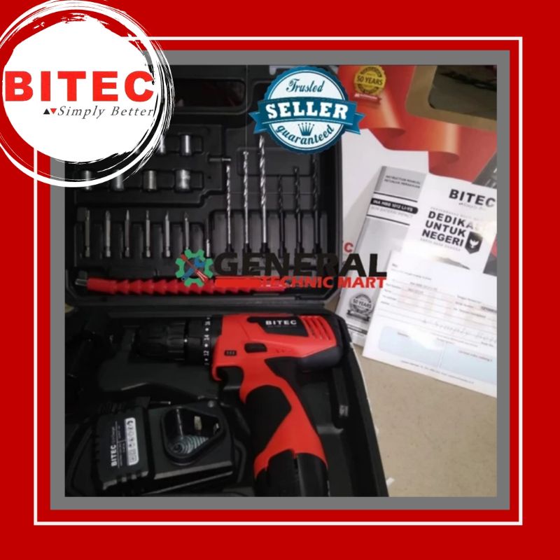 Mesin bor BITEC BID 1012LI-YS Cordless impact drill 12V