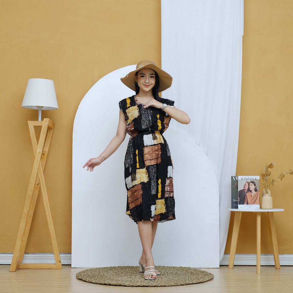 Daster Manohara Non Busui Motif Kekinian-Mano Kiara