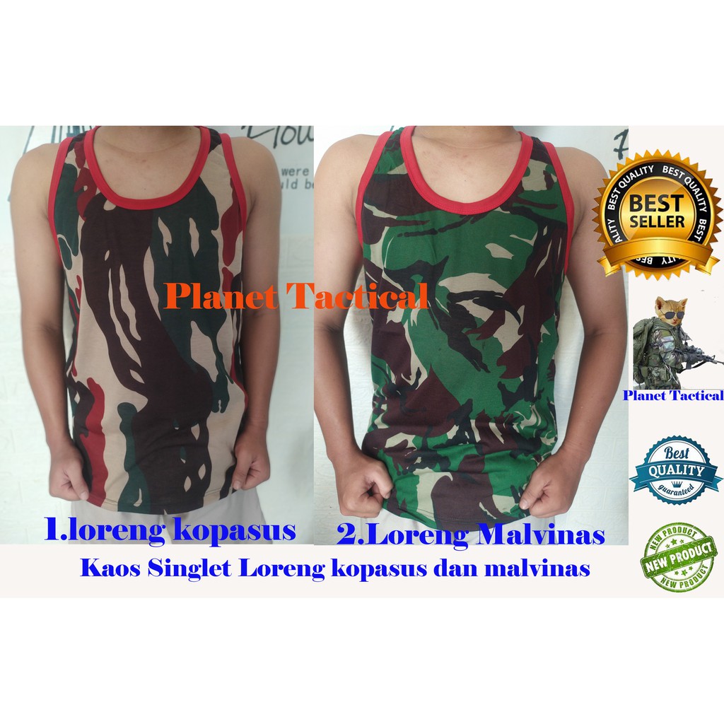 COD KAOS LORENG SINGLET KOPASUS KAOS DALAM MALVINAS GROSIR