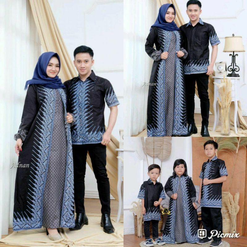 Jual Set Baju Couple Batik Modang Set Keluarga Batik Pekalongan Shopee Indonesia