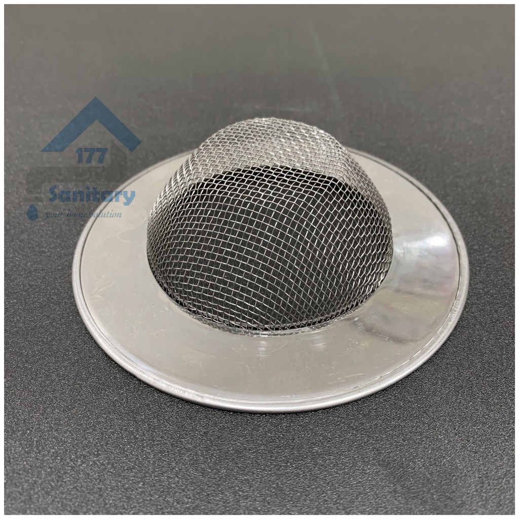 STRAINER Saringan sink Bak cuci Piring Stainless 3 inch Jumbo-afur filter air kotor dapur Gede drainer avur  /F35