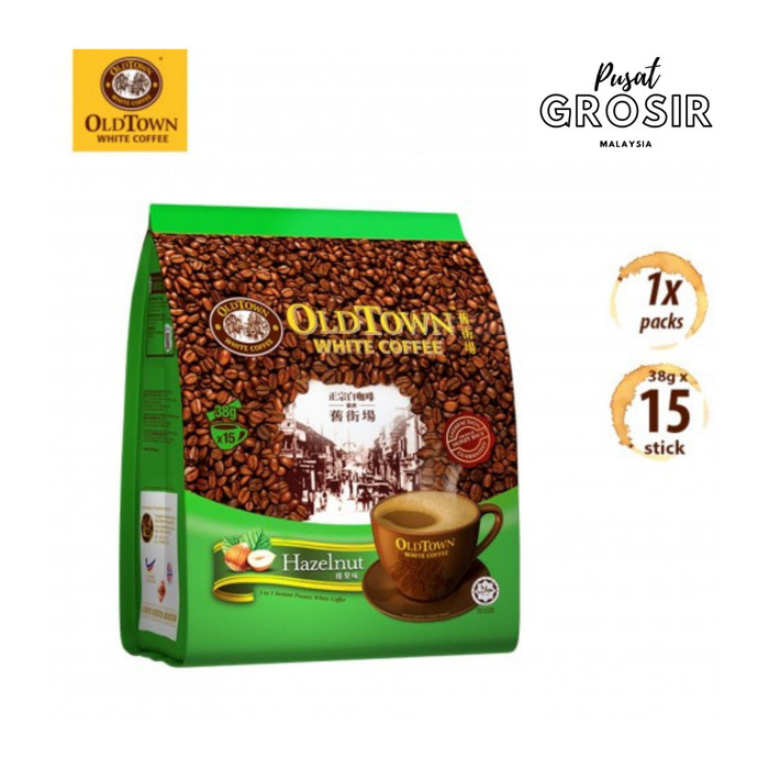 

NEW OLDTOWN White Coffee 3-in-1 Hazelnut Instant Premix (38 x 15s)