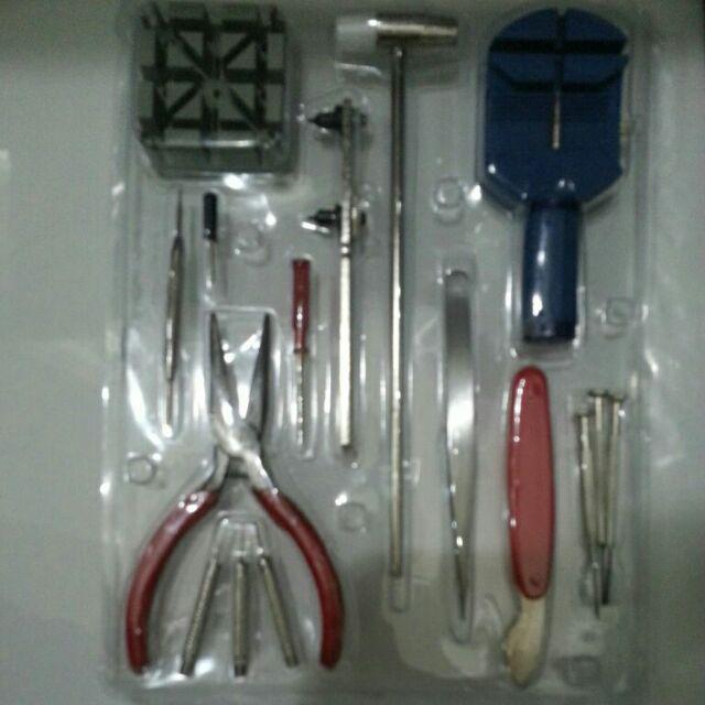Alat Peralatan Srvice Perbaikan Jam Tangan Set Lengkap Tang Obeng Buka