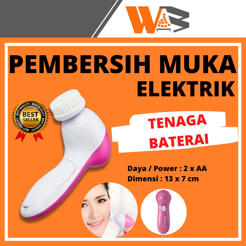 COD Alat Pembersih Muka Elektrik spa Facial Care 5 in 1 Sikat Wajah Sikat Facial Muka