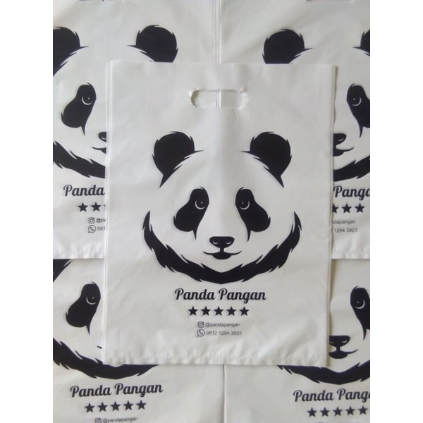 

plastik distro plong 30x40 cm, custom sablon 1 warna (min order 100pcs)
