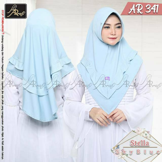 AR 341 / HIJAB ARRAFI/ BERGO/ ESCUDO/ HIJAB PLISKET