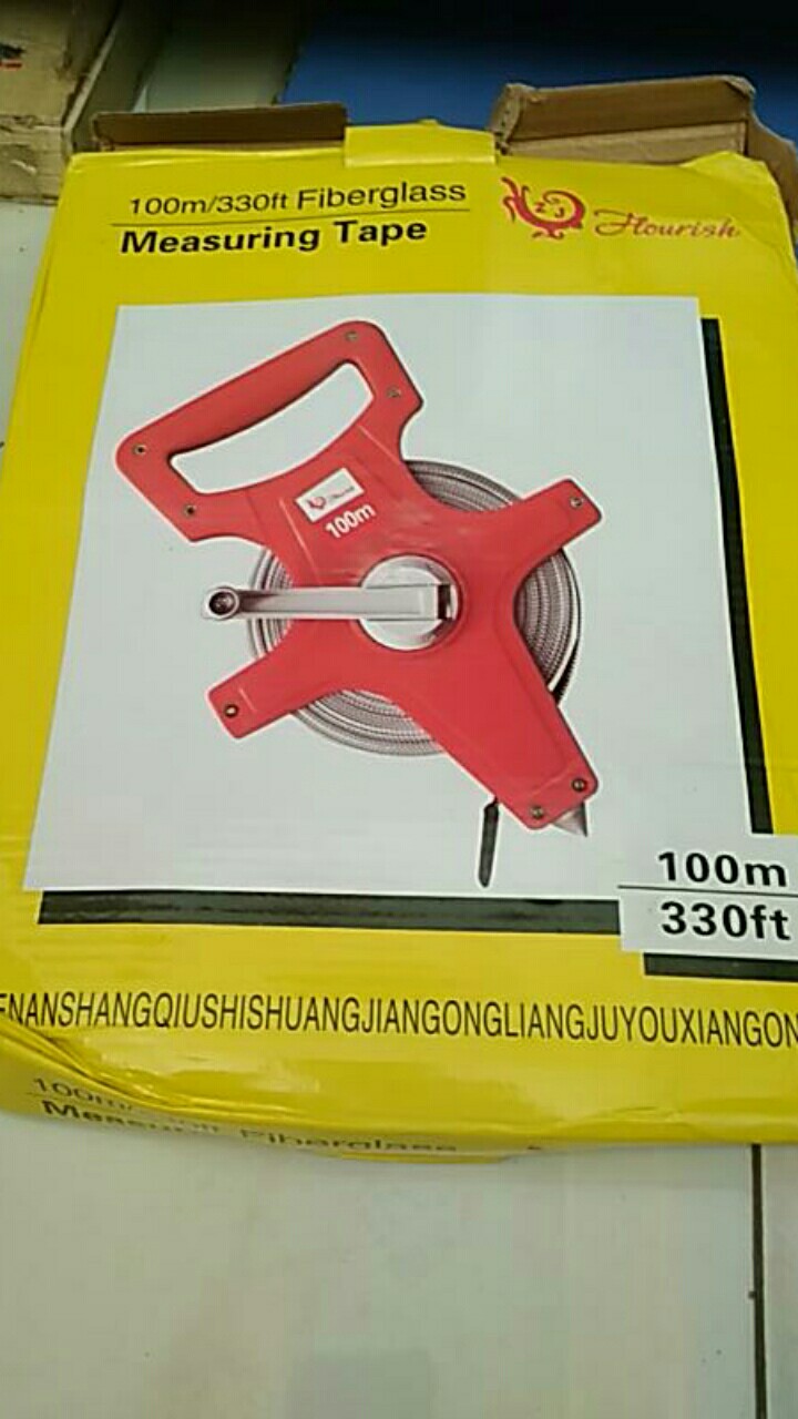 Meteran Tancap Tanah Measure Tape Long 100 Meter