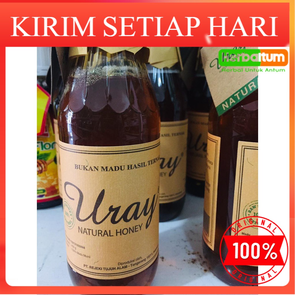 

Madu Uray Natural Grade A - Natural Honey Uray 450 gram Free Bubble
