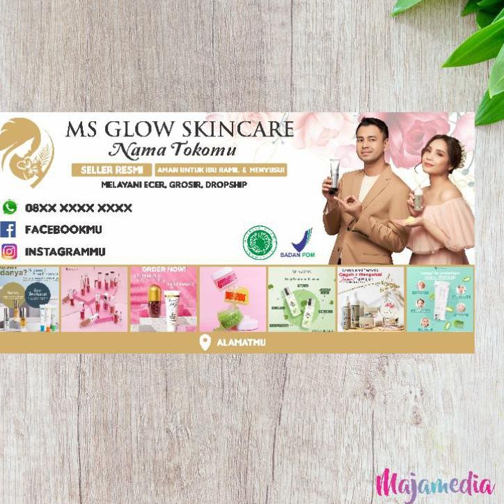 Harga Spanduk Ms Glow Terbaru Juli 2021 Biggo Indonesia