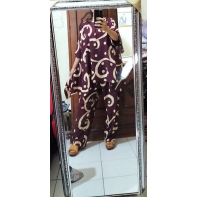 NEW BINSA SET CELANA SHIBORI TIE DYE VIRAL