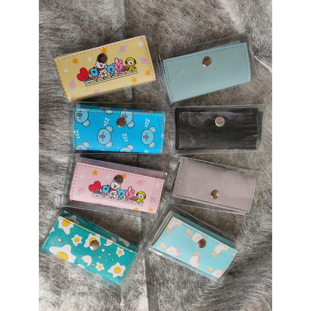 

dompet gantungan kunci motor mobil stnk kpop polos