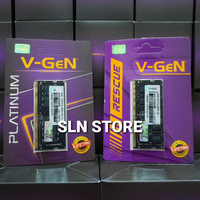 SODIMM DDR4 4GB 8GB 16GB 2666MHz PC-21300 V-GeN PLATINUM RESCUE RAM LAPTOP VGEN